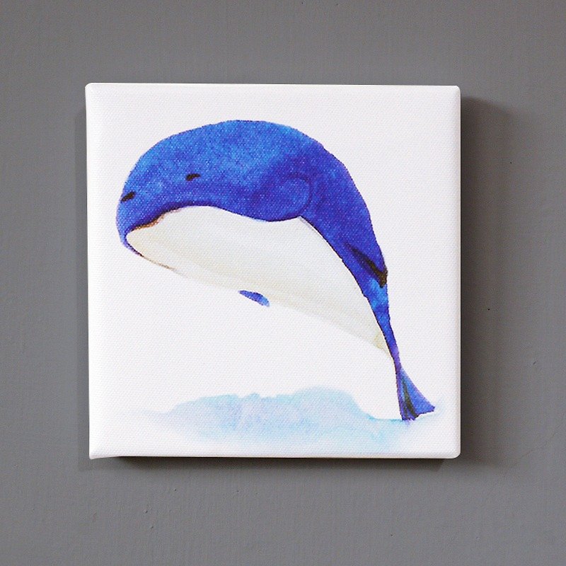 自由鲸 无框画 复制画 壁贴 鲸鱼 - 墙贴/壁贴 - 防水材质 