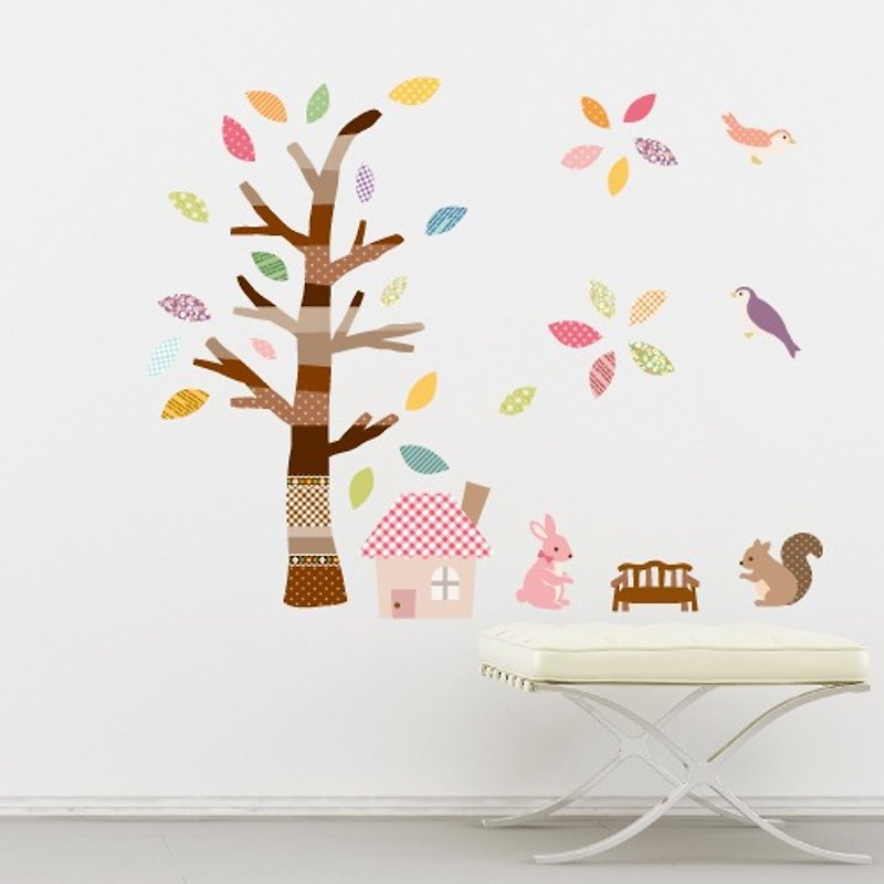 smart Life创意无痕壁贴 彩色树 - 墙贴/壁贴 - 塑料 多色