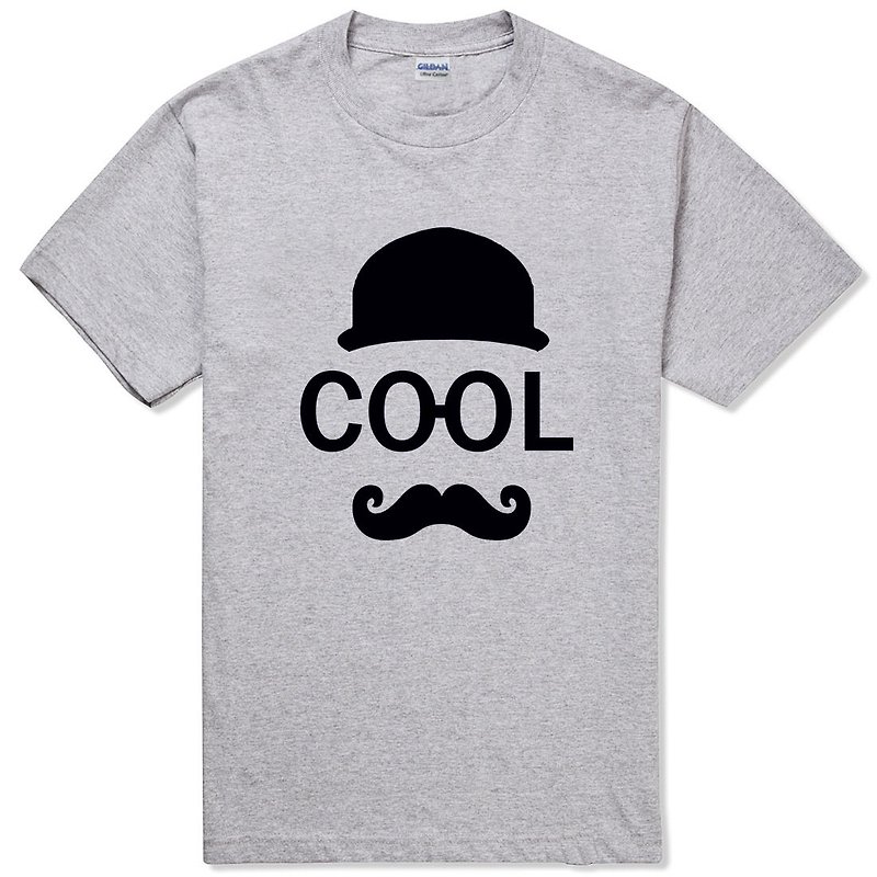 COOL短袖T恤-2色 胡子 胡须 复古 眼镜 文青 艺术 设计 原创 品牌 时髦 - 男装上衣/T 恤 - 其他材质 多色