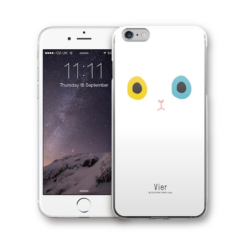 PIXOSTYLE iPhone 6/6S Plus 原创设计保护壳 - Vier PSIP6P-325 - 手机壳/手机套 - 塑料 白色