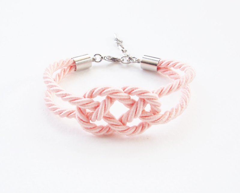 Peach nautical bracelet - 手链/手环 - 其他材质 橘色