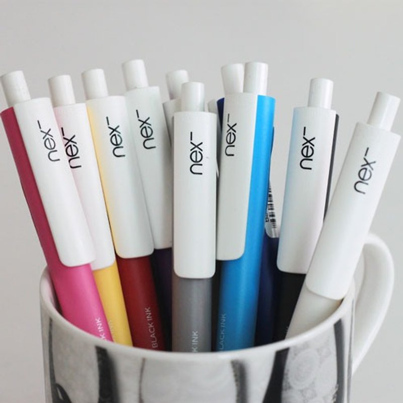 PREMEC NEX 瑞士原子笔 12色笔身 黑色笔芯 一打12入 - 圆珠笔/中性笔 - 塑料 多色