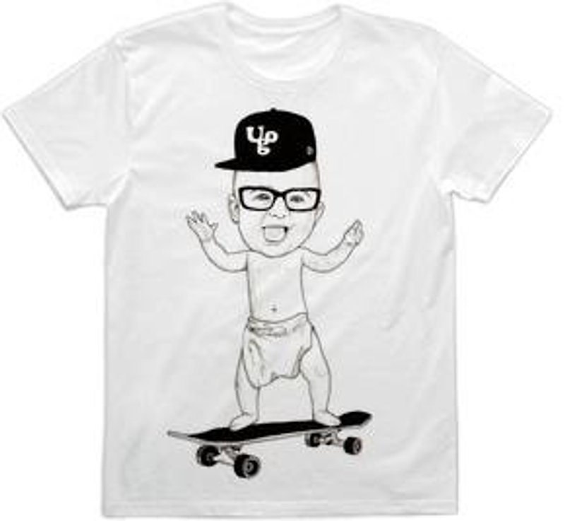 Baby Skateboarder（4.0oz） - 男装上衣/T 恤 - 其他材质 
