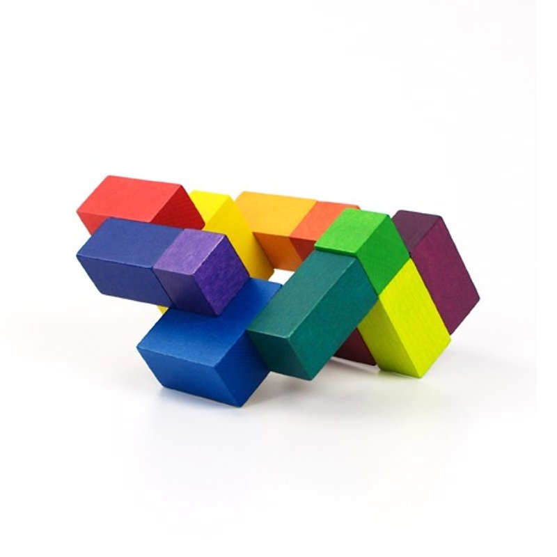 办公舒压小物PlayableART*Cube艺智彩色方块 - 摆饰 - 木头 多色