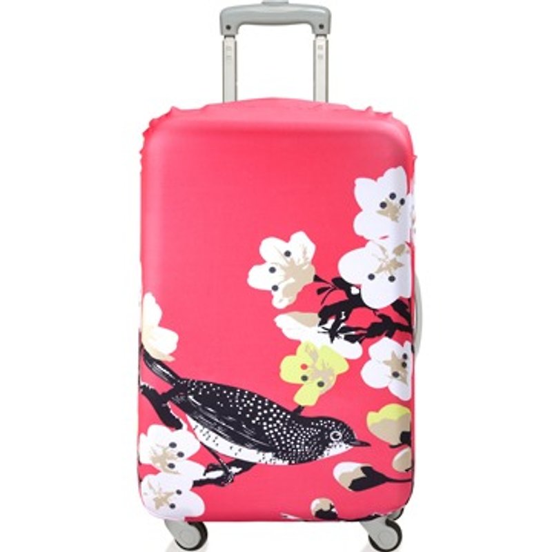 LOQI 行李箱套│樱桃花【M 号】 - 行李箱/行李箱保护套 - 其他材质 红色
