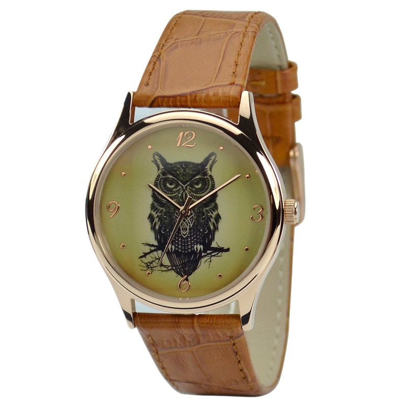猫头鹰手表 - 中性设计 - 全球包邮 - 男表/中性表 - 其他材质 