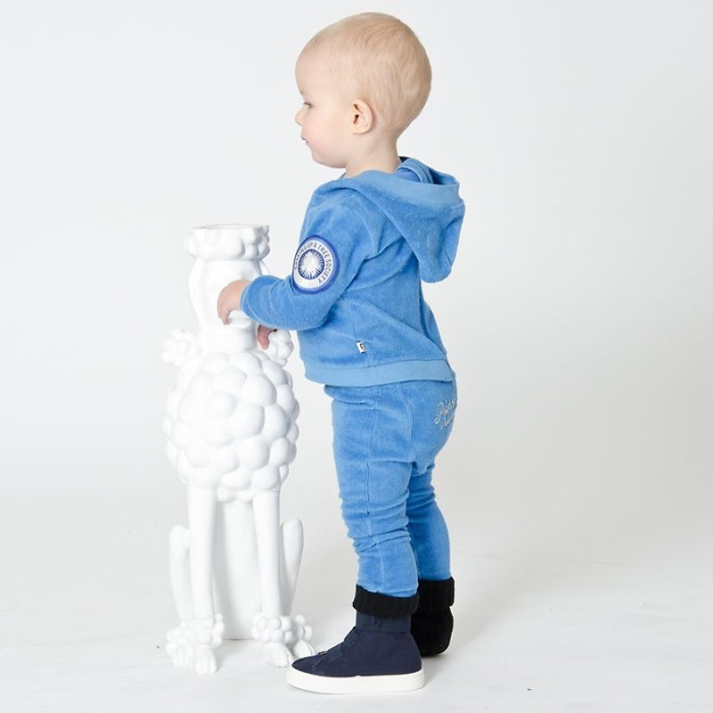 【Lovelybaby北欧童装】瑞典有机棉包屁裤4M至3岁 蓝 - 童装裤 - 棉．麻 蓝色