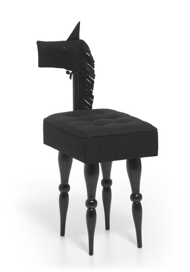 木头 椅子/沙发 黑色 - biaugust DECO_动物家具 黑色小马椅