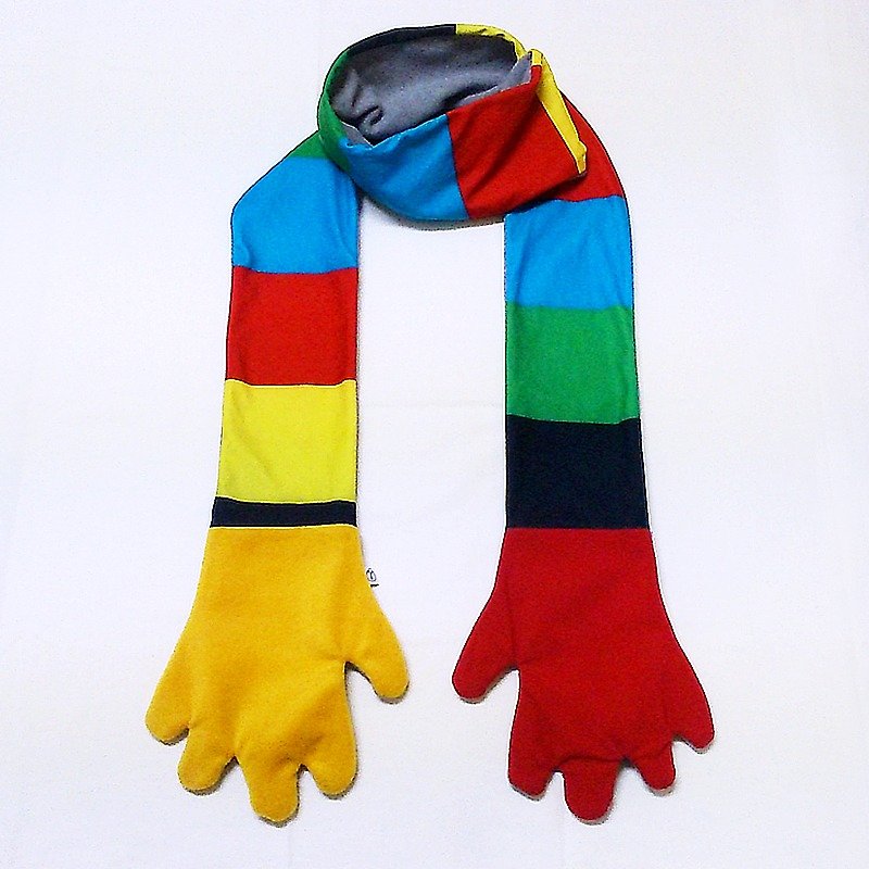 其他材质 围巾/披肩 多色 - 彩虹旗 / 手套围巾