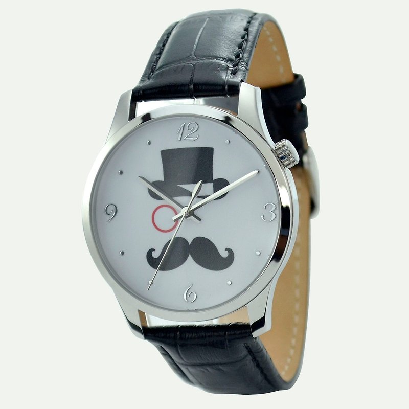 父亲节手表 - 可定制 - 包邮 - 男表/中性表 - 其他金属 白色