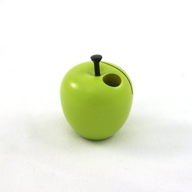 酷苹果Memo/笔座  Memo Holder Apple - 贴纸 - 其他金属 绿色