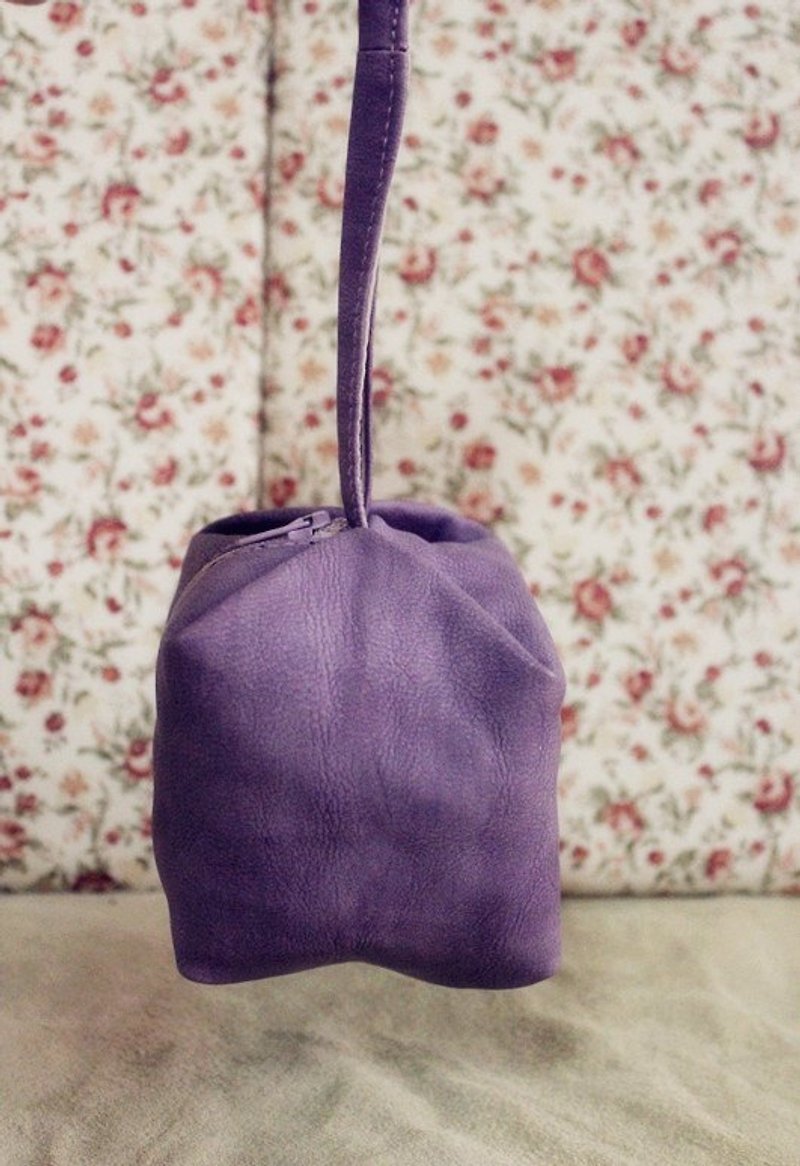 小巧气球包 - 手提包/手提袋 - 真皮 多色
