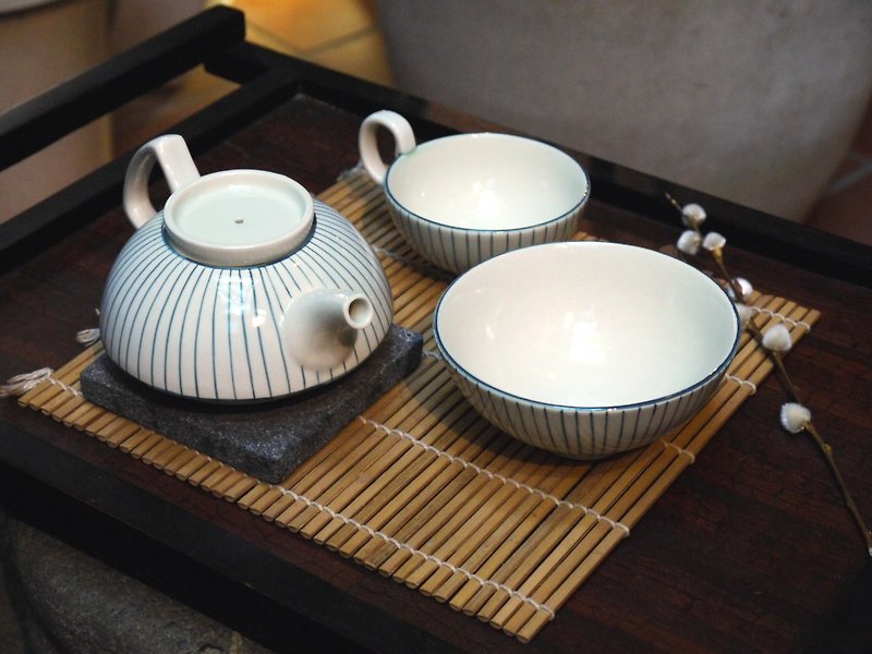 【台客蓝】奉茶茶具组 奉茶壶+奉茶碗+奉茶杯 - 茶具/茶杯 - 其他材质 多色