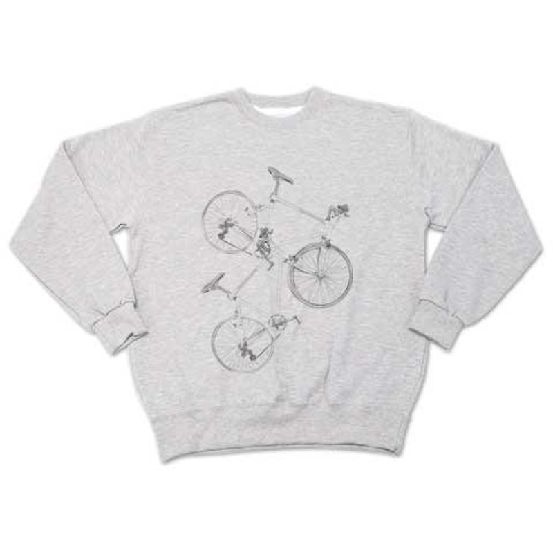 clear bicycle（sweat ash） - 男装上衣/T 恤 - 其他材质 