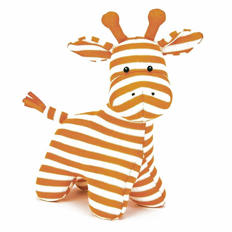 Jellycat 宝宝好朋友 风铃长颈鹿玩偶 Geoffrey Giraffe 23cm - 玩具/玩偶 - 棉．麻 橘色