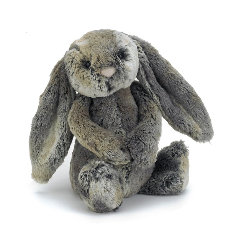 Bashful Cottontail Bunny 金属灰兔 31cm 炫光灰 - 玩偶/公仔 - 棉．麻 灰色