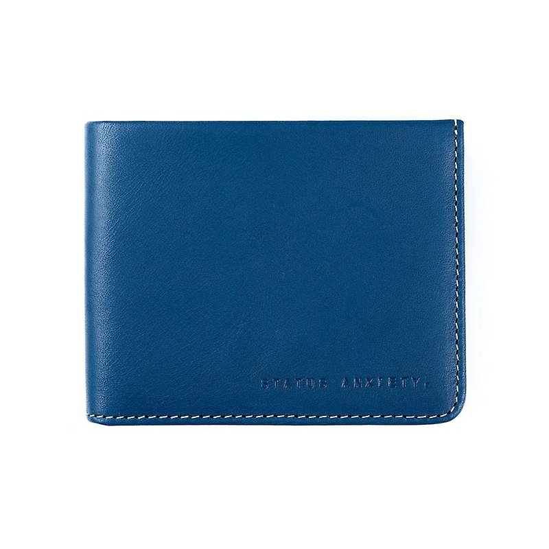 ALFRED 短夹_Blue /蓝色 - 皮夹/钱包 - 真皮 蓝色