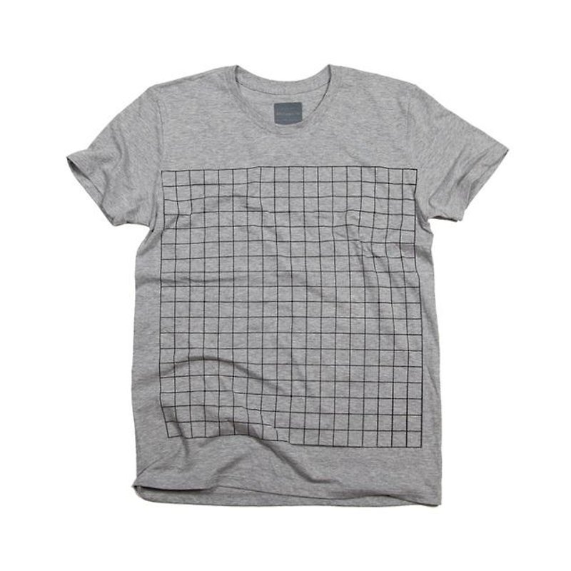 実寸サイズの囲碁盤　おもしろ デザインTシャツ　ユニセックスXS〜XLサイズ　Tcollector - 女装 T 恤 - 棉．麻 灰色