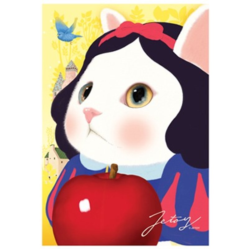 JETOY,Choo Choo 甜蜜猫第二代明信片_Snow white (J1407114) - 卡片/明信片 - 纸 多色