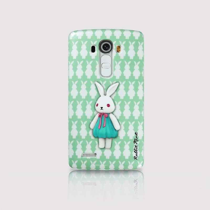 (Rabbit Mint) 薄荷兔手机壳 - 布玛莉 Merry Boo - LG G4 (M0015) - 手机壳/手机套 - 塑料 绿色