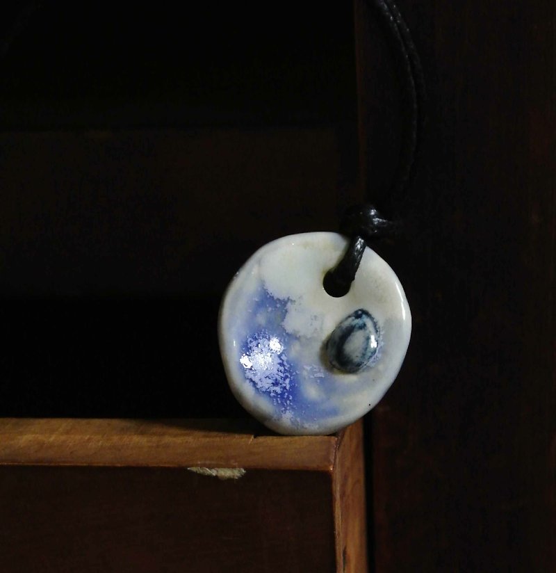 【 T - C 】项链 日本白瓷 瓷器  限量 自然釉色 无限看不腻色调 摄氏1350高温烧制 - 项链 - 瓷 