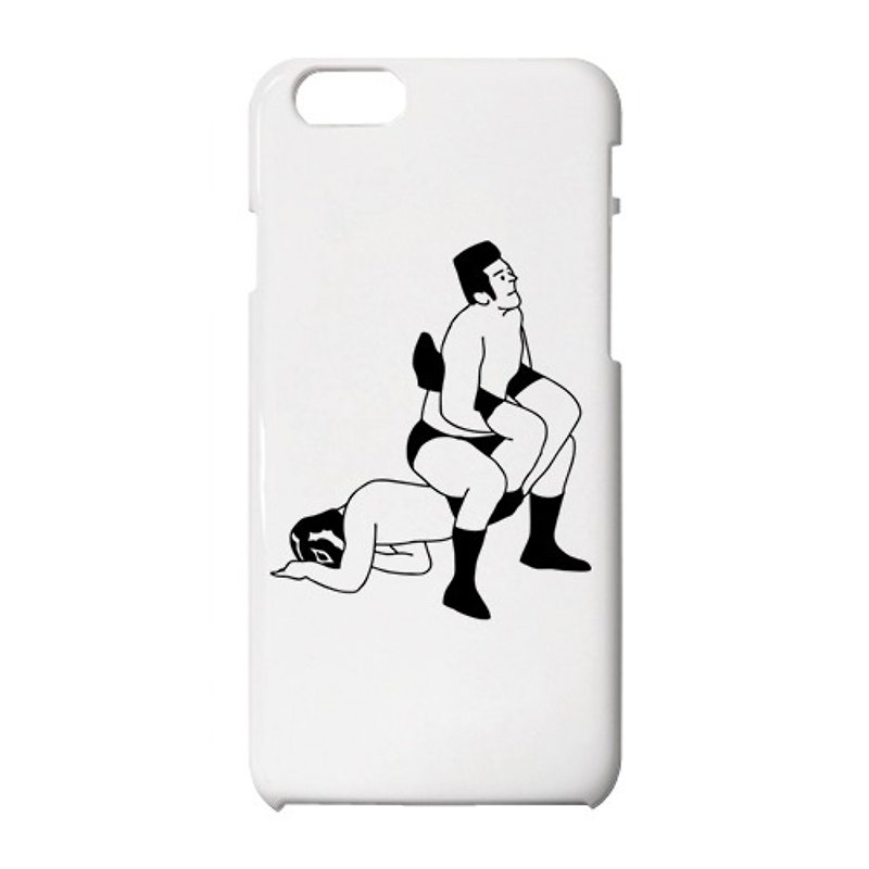 逆海老固め iPhone case - 手机壳/手机套 - 塑料 白色