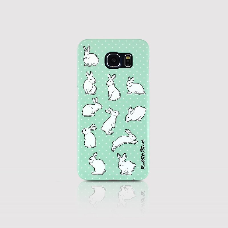 (Rabbit Mint) 薄荷兔手机壳 - 波点系列 - Samsung S6 (P00051) - 手机壳/手机套 - 塑料 绿色