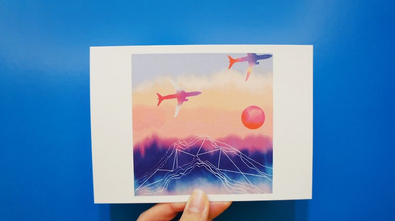 迷幻旅程 明信片 - 卡片/明信片 - 其他材质 蓝色