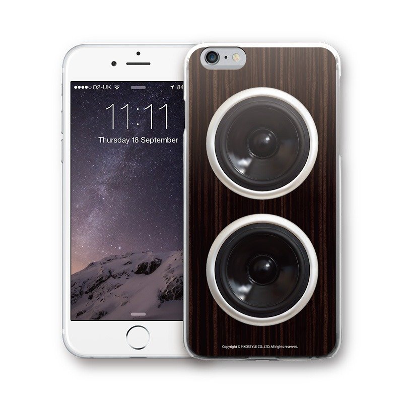 AppleWork iPhone 6/6S/7/8 原创设计保护壳 - 音响 PSIP-187 - 手机壳/手机套 - 塑料 黑色