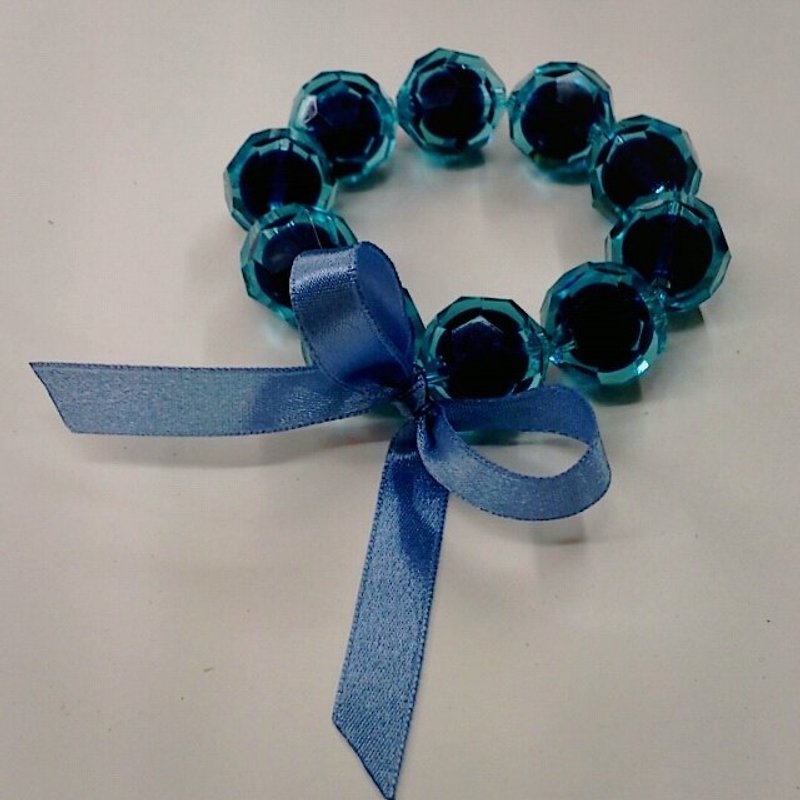 爱丽丝的珠宝盒～蓝宝石 - 手链/手环 - 其他材质 蓝色