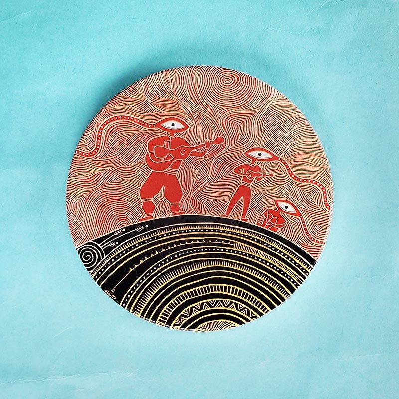 艺术陶瓷吸水杯垫【洄游 】 - 杯垫 - 其他材质 