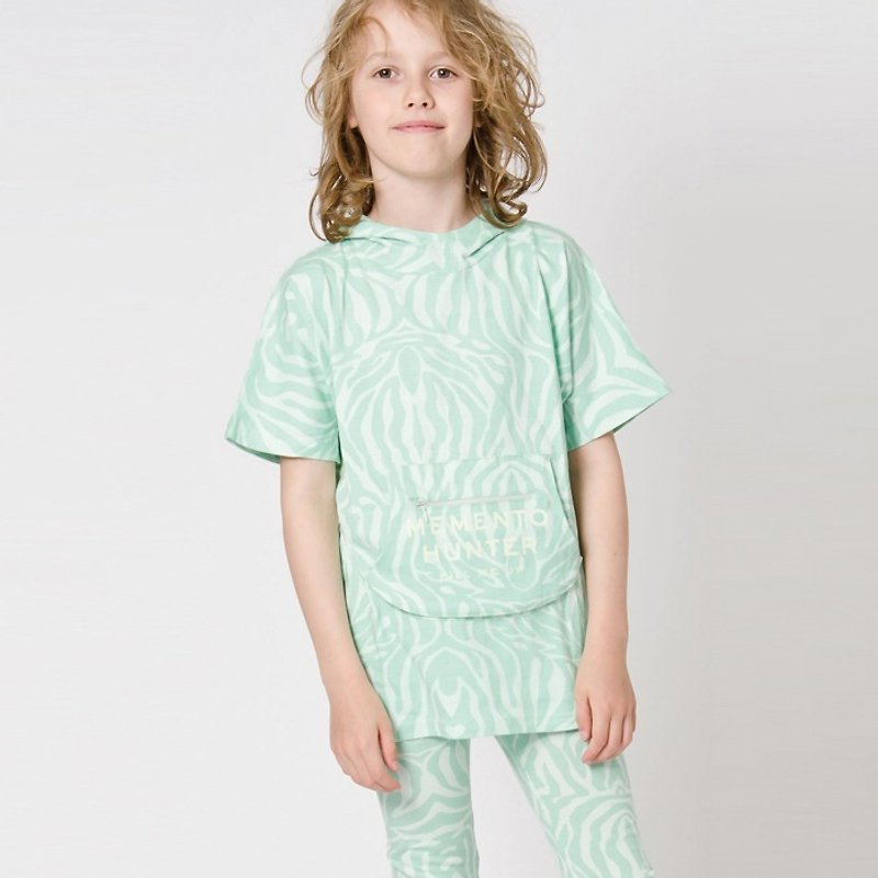 【北欧童装】瑞典有机棉儿童长版上衣 3岁至12岁 绿 - 童装上衣 - 棉．麻 绿色