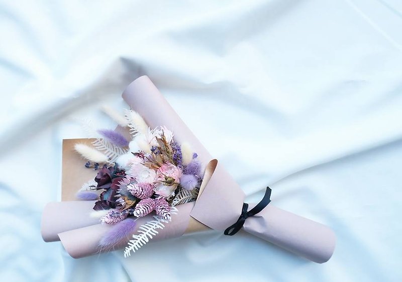 ▫One 花筒▫  韩系干燥花束- 复古空间 / 大人系干燥花束 - 摆饰 - 植物．花 紫色