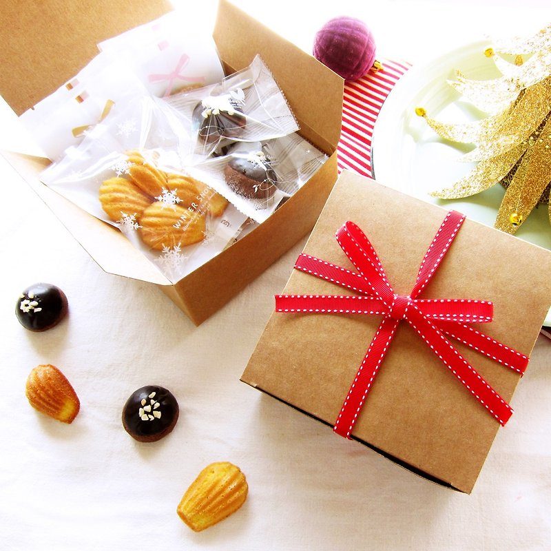 【季节限定】Xmas 饼干小礼盒 圣诞礼物 交换礼物 - 手工饼干 - 新鲜食材 红色