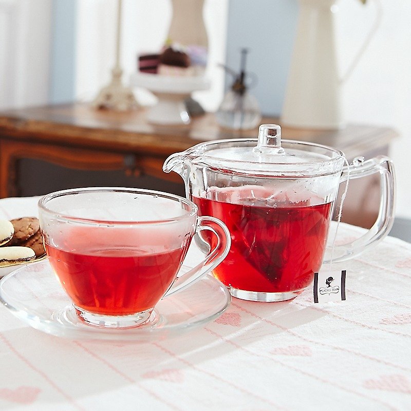【午茶夫人】覆盆子莱姆茶(16入/罐)│三角立体茶包·无咖啡因花草茶的能量补给·来一场与姊妹淘的下午茶 - 茶 - 其他材质 