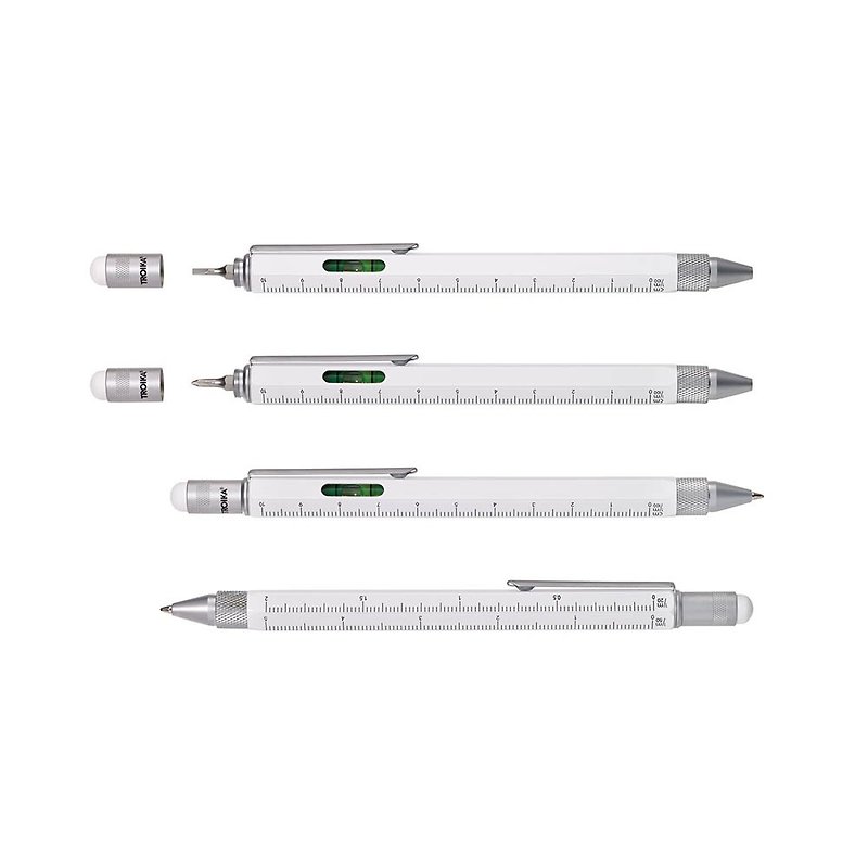 多功能工具笔(白色) - 圆珠笔/中性笔 - 其他金属 白色