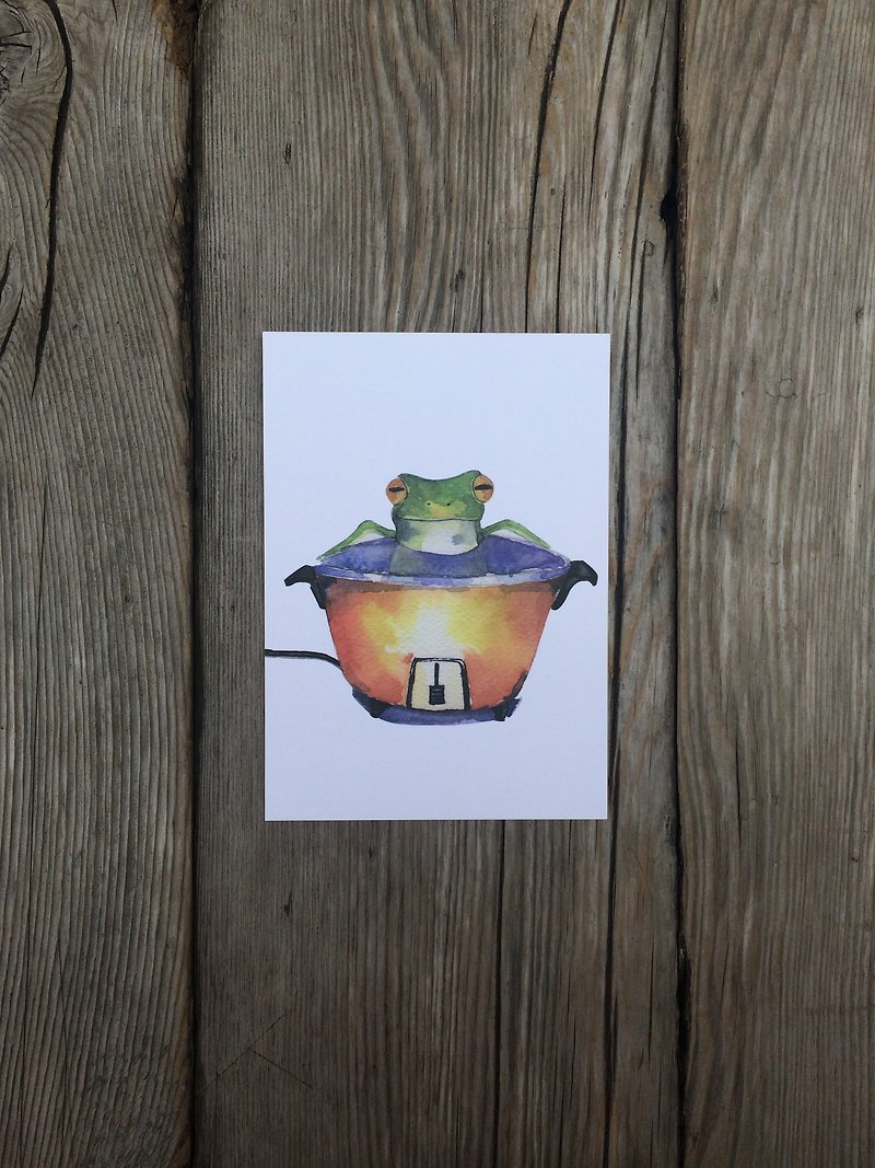 动物 明信片 煮蛙效应 - 卡片/明信片 - 纸 多色