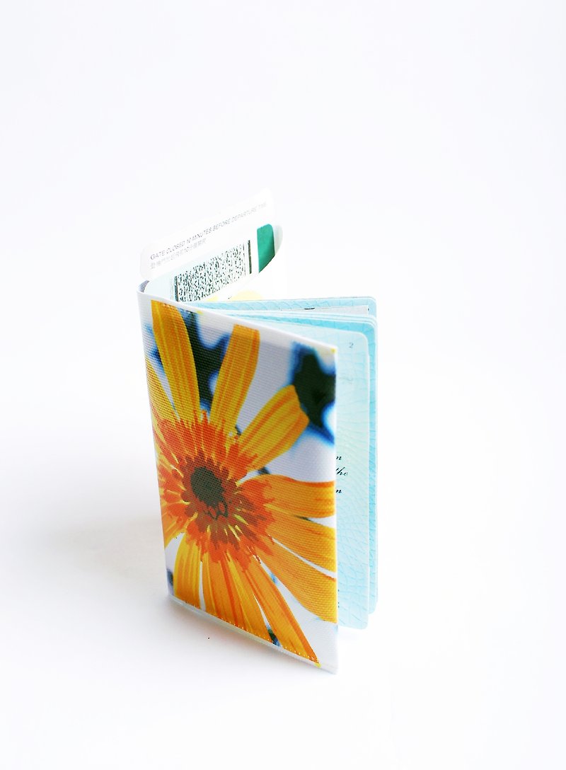 小雏菊的夏天---护照套 - 护照夹/护照套 - 防水材质 黄色