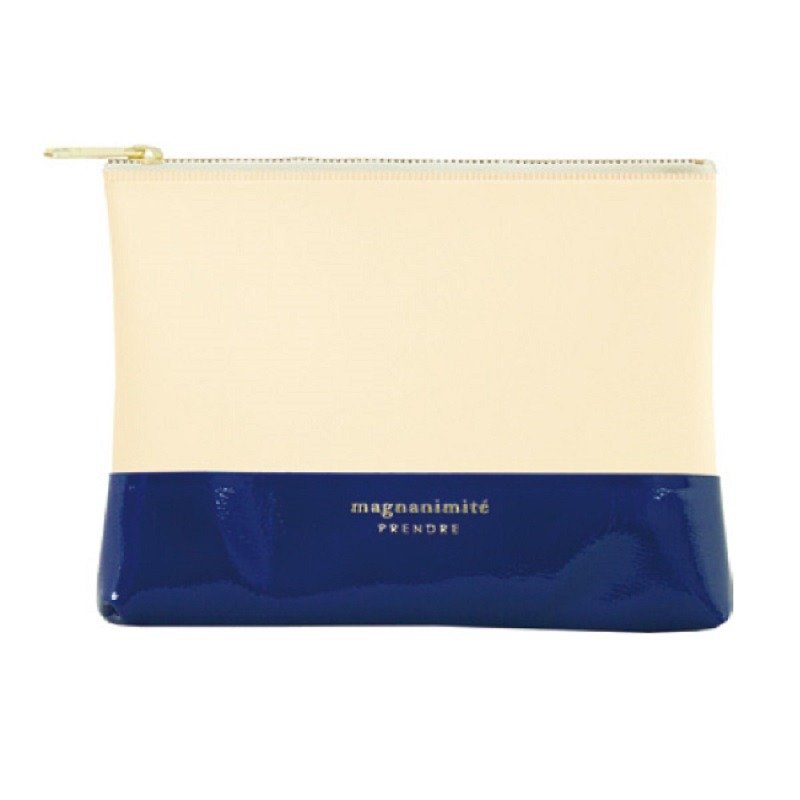 日本【LABCLIP】Prendre 系列 Mini pouch 收纳袋 (小-拉链) 深蓝 - 化妆包/杂物包 - 塑料 蓝色