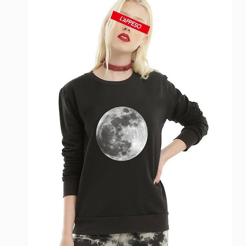 Secret Lunar 神秘月球 美国棉大学T - 男装上衣/T 恤 - 棉．麻 黑色