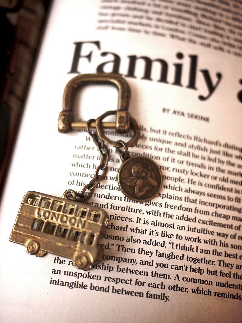 Muffel ◊承诺◊ 钥匙圈系列 ❉ London Bus 钥匙圈 ❉ 礼物首选 - 钥匙链/钥匙包 - 其他金属 金色