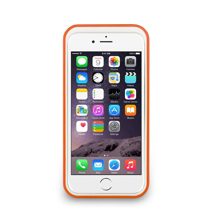 iPhone 6 -The Trim Series -撞色可立式保护框-香橙橘 - 手机壳/手机套 - 其他材质 橘色