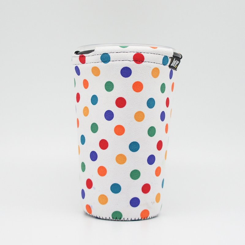 BLR 万用 杯架 可拆式 多用途 饮料杯套 彩色点点 WD05 - 随行杯提袋/水壶袋 - 其他材质 白色