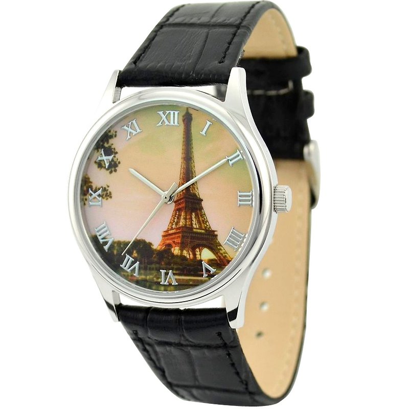情人节 巴黎铁塔手表 - 女表 - 其他金属 多色