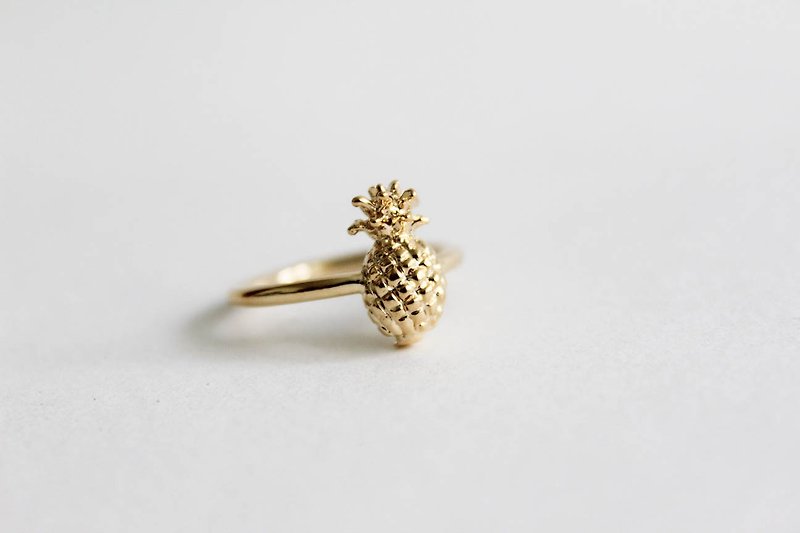 凤梨戒指 - 戒指 - 其他材质 金色