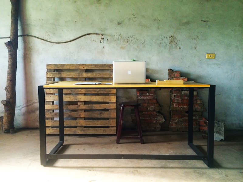 原木桌面工作桌/定制化/工业风/办公桌/书桌/文创/实木 - 其他家具 - 木头 咖啡色