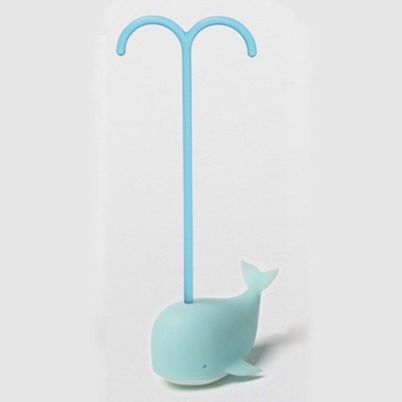 鲸鱼泡茶器-天蓝 - 茶具/茶杯 - 硅胶 蓝色