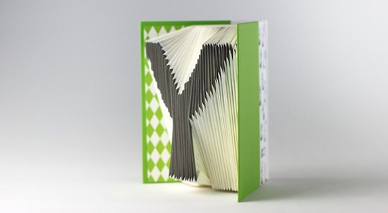 字母折纸笔记本─翠绿 - 笔记本/手帐 - 纸 绿色