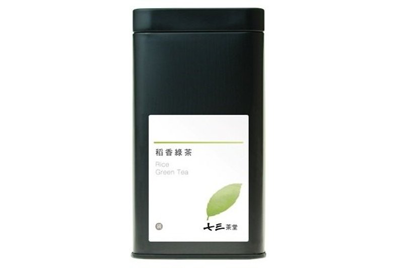 【七三茶堂】稻香绿茶/茶包/大铁罐-14入 - 茶 - 其他金属 