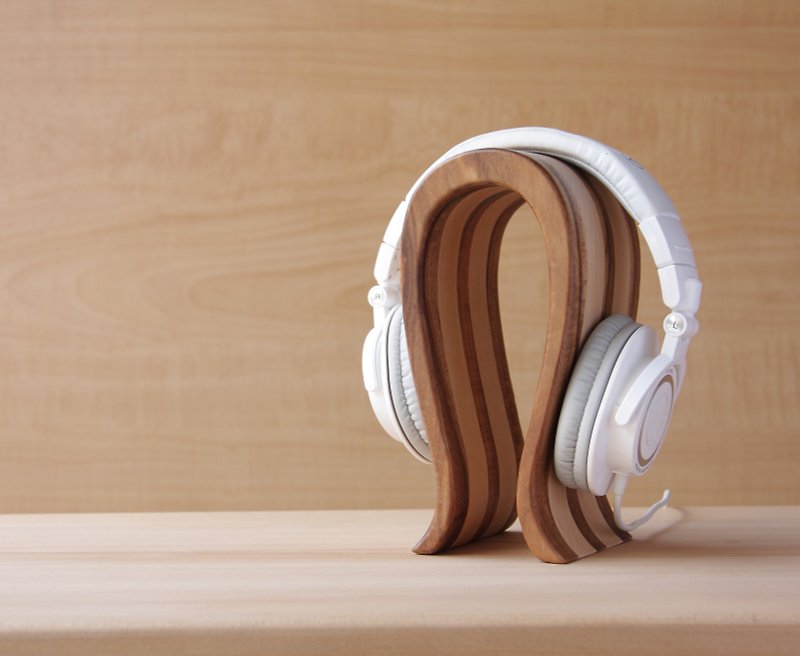 HO MOOD 国学系列—宝瓶耳机架 - 耳机收纳 - 木头 咖啡色